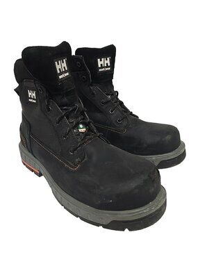 Helly Hansen Men's 6” FreshTech Steel Toe Work Boots HHS232001 Black Size 12M
